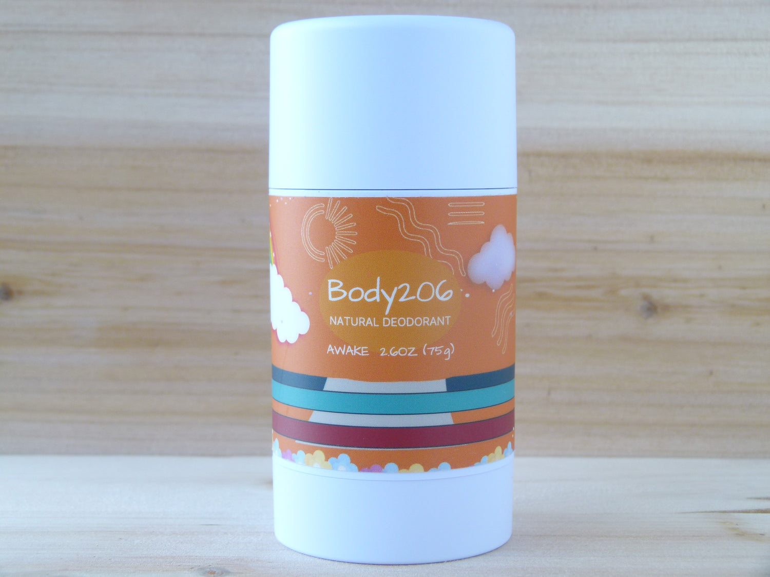 awake scent deodorant in 75 gram, 2.6 ounce container